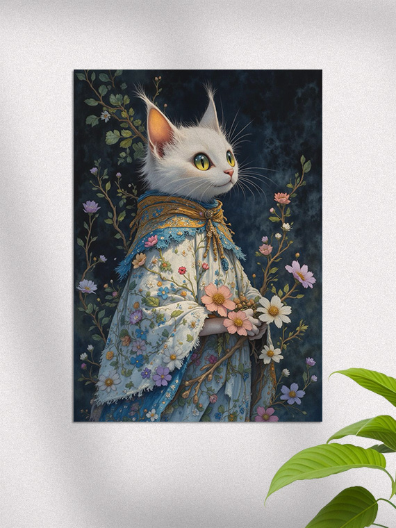 кошка и цветы 3 Кошка И Цветы