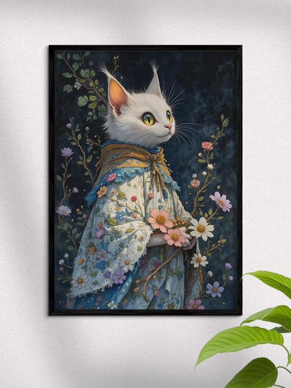 кошка и цветы 4 Кошка И Цветы