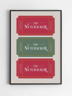 Black,Rectangular,Picture,Frame,On,White,Wall,With,Blank,Paper Билеты на Щелкунчик