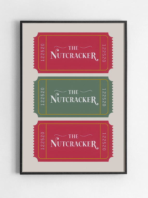 Black,Rectangular,Picture,Frame,On,White,Wall,With,Blank,Paper Билеты на Щелкунчик