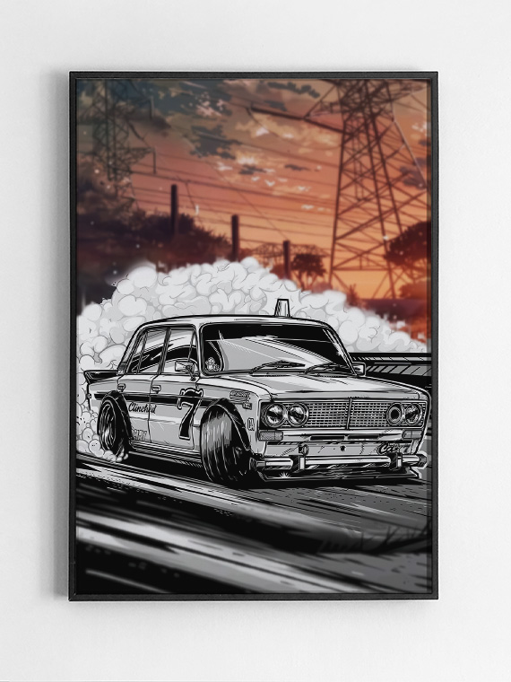Black,Rectangular,Picture,Frame,On,White,Wall,With,Blank,Paper ВАЗ 2106 Дрифт
