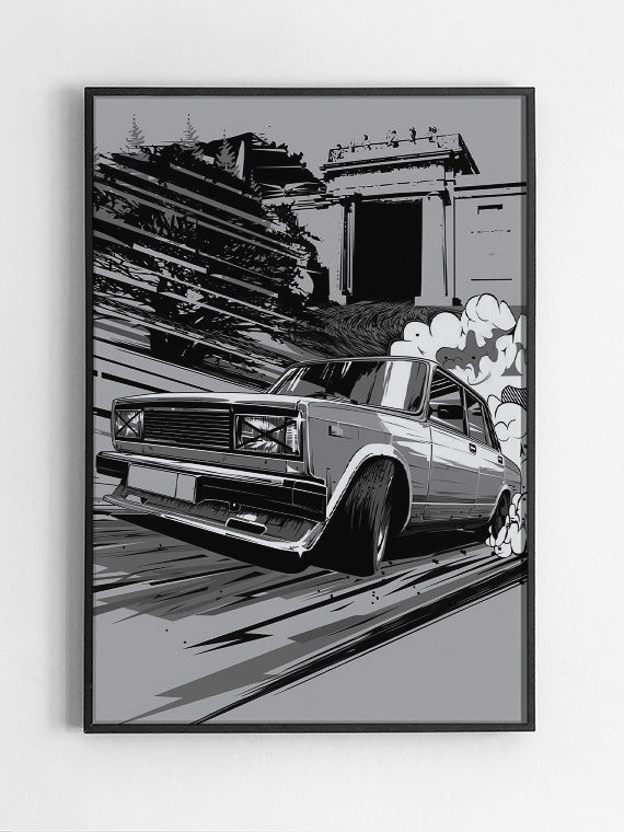 ВАЗ 2107 Жигули дрифт