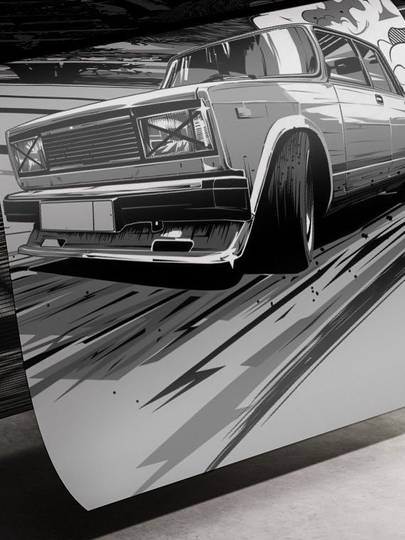 ВАЗ 2107 Жигули дрифт