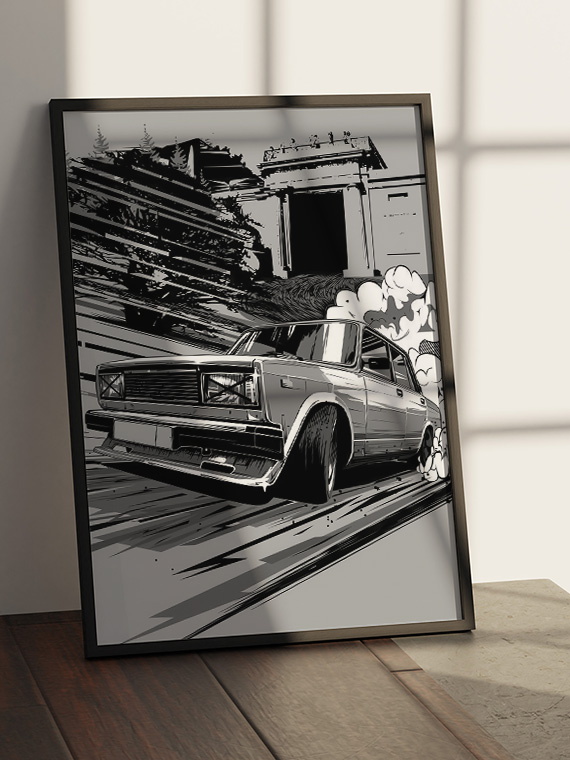 ВАЗ 2107 Жигули дрифт