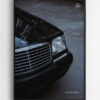 Black,Rectangular,Picture,Frame,On,White,Wall,With,Blank,Paper Mercedes-Benz W140 Кабан