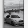 Black,Rectangular,Picture,Frame,On,White,Wall,With,Blank,Paper Мерседес W210 Дрифт