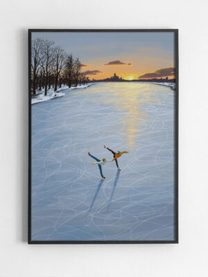 Пара на катке