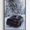 Black,Rectangular,Picture,Frame,On,White,Wall,With,Blank,Paper Mercedes-AMG E63, Зимний