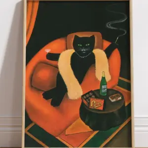 Черный кот на люксе