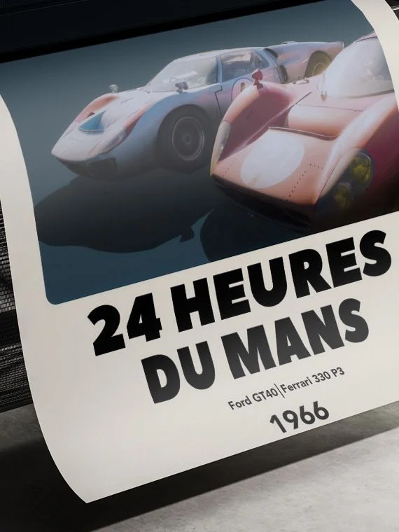 Ford GT40 Ferrari 330 P3 24 Hours le Mans - изображение 2