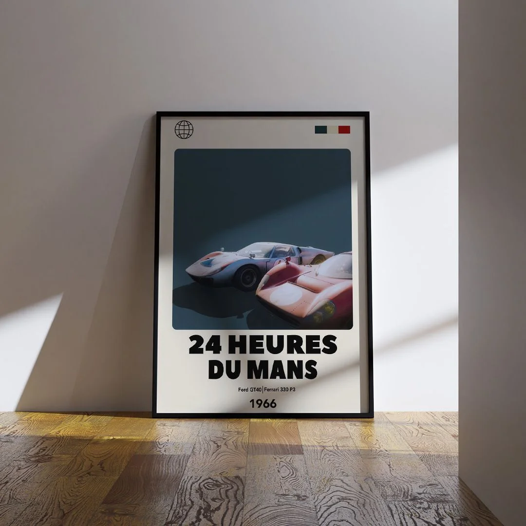 Ford GT40 Ferrari 330 P3 24 Hours le Mans - изображение 3