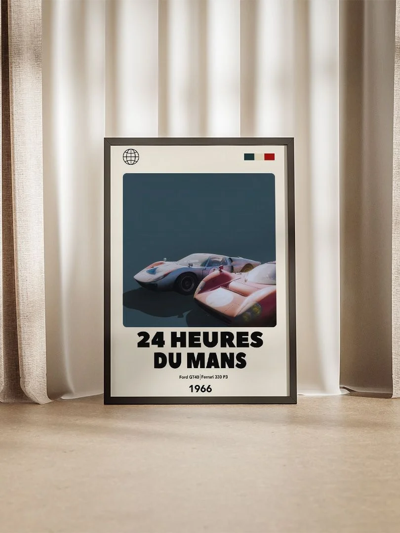 Ford GT40 Ferrari 330 P3 24 Hours le Mans - изображение 4