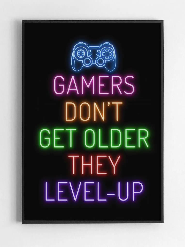 Gamers Don't Get Older They Level-up
