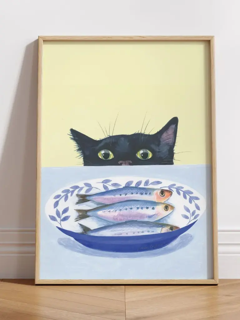 Кот и рыбка