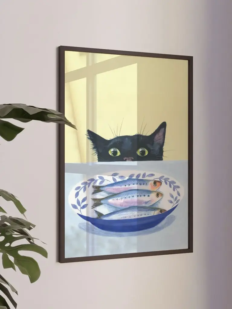 Кот и рыбка