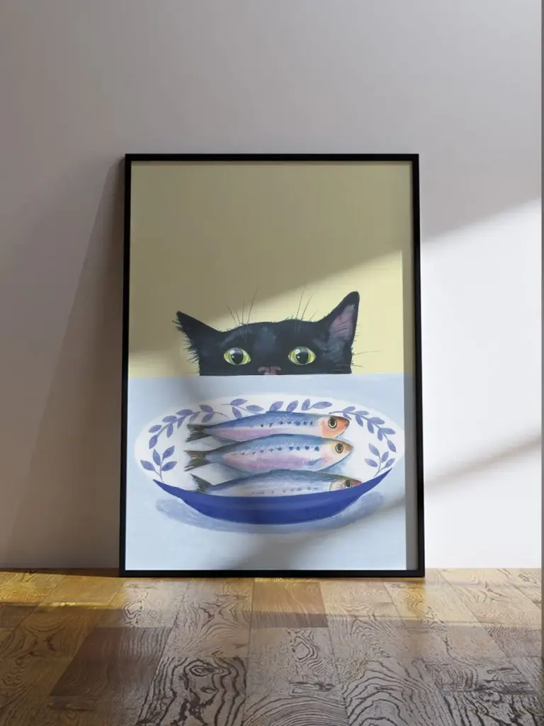 Кот и рыбка