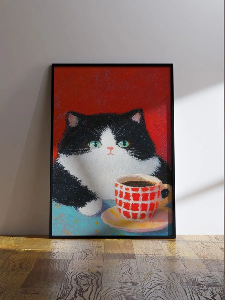 Котенок с кофе - изображение 4