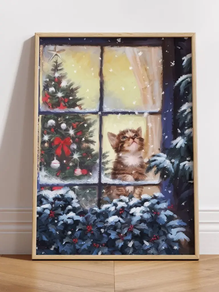 Котёнок в окне
