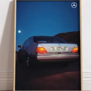 Mercedes W140 ночной