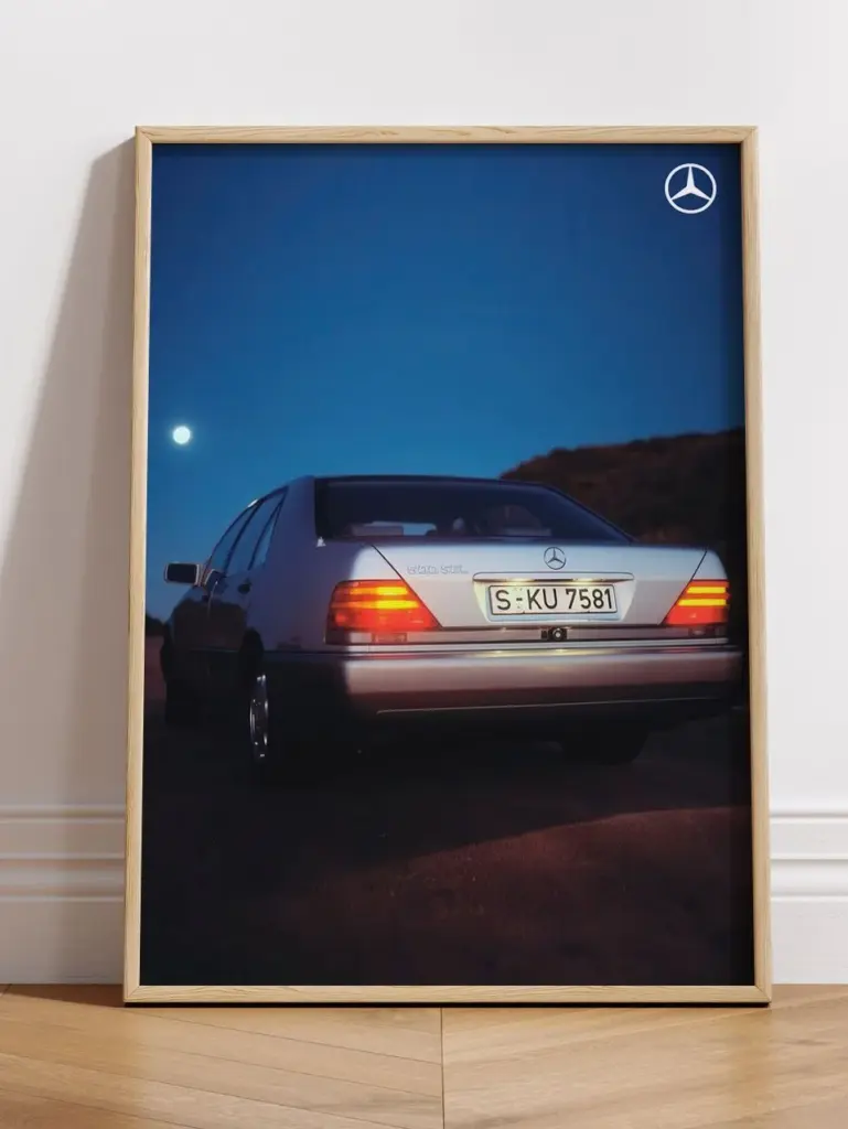 Mercedes W140 ночной