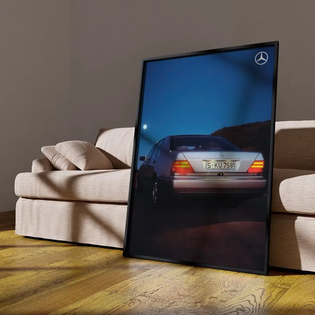 Mercedes W140 ночной