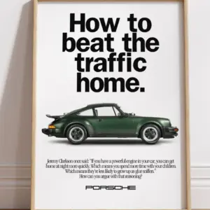 Porsche реклама винтаж