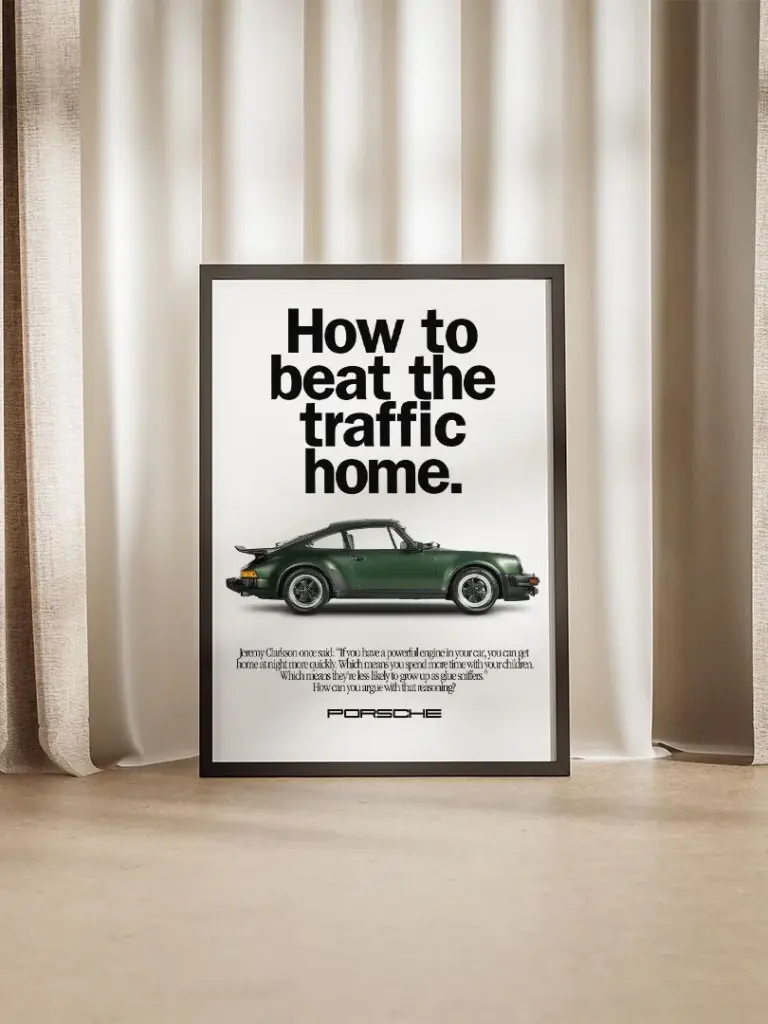Porsche реклама винтаж