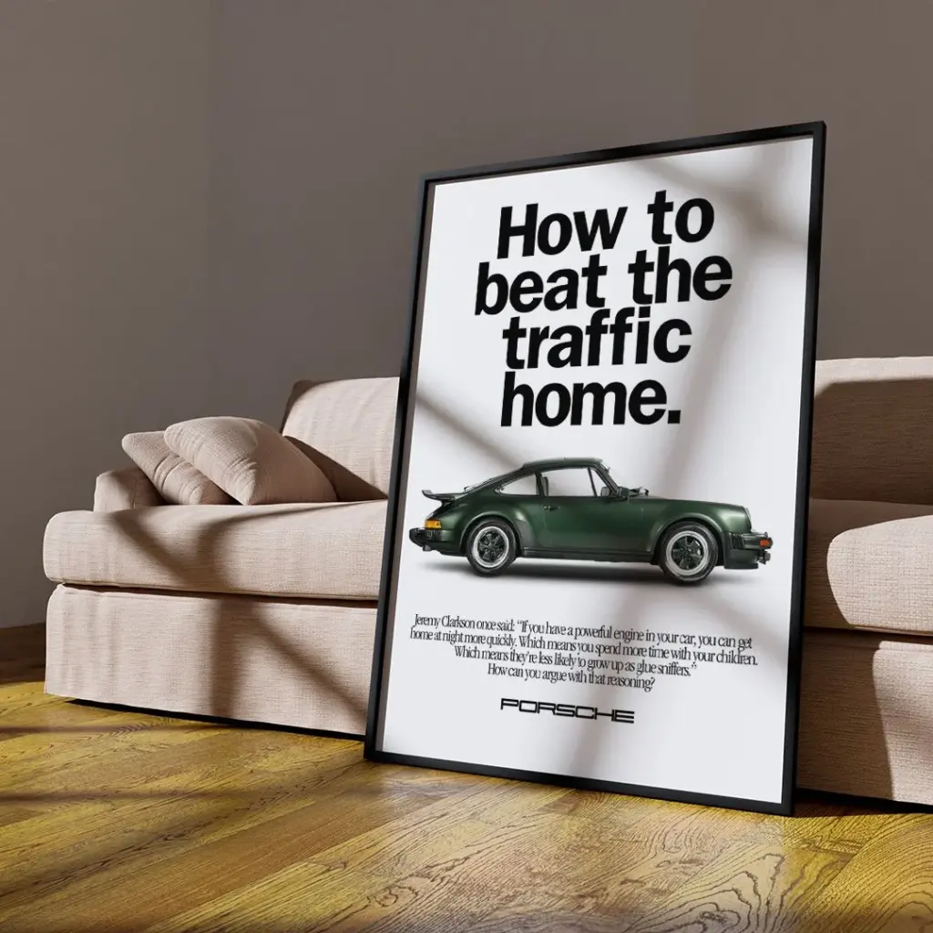 Porsche реклама винтаж