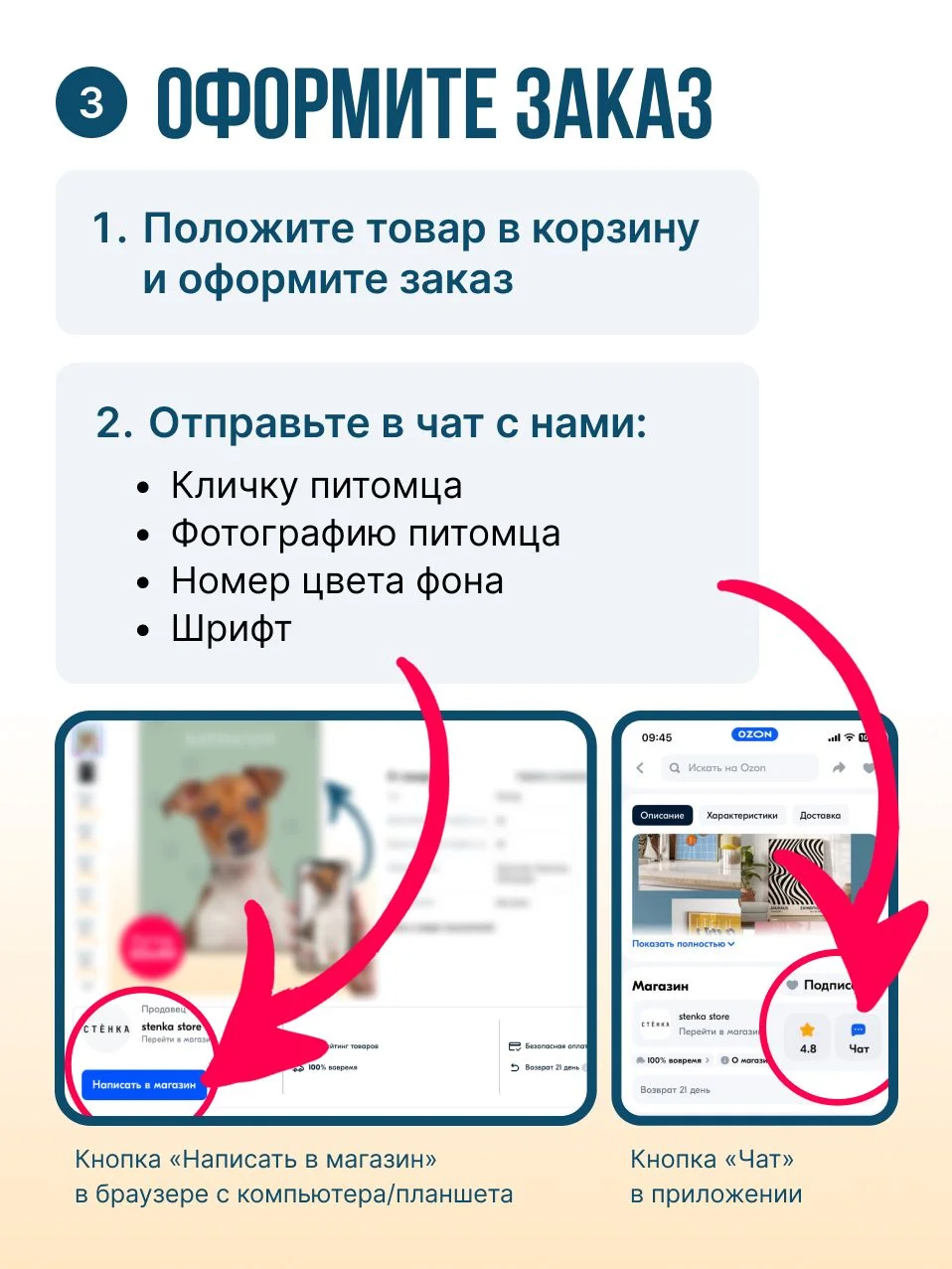 Портрет животного по фото, постер А3 - изображение 5