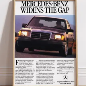 Реклама Мерседес W124 Волчок