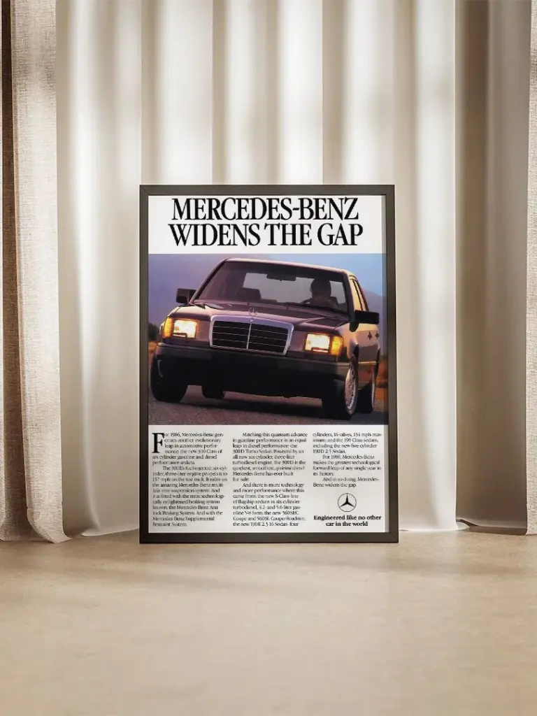 Реклама Мерседес W124 Волчок